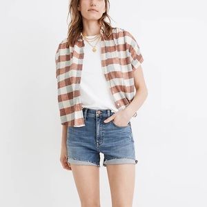Madewell High Rise Denim Shorts